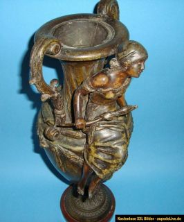 Antike Bronze Vase Amphore L & F. Moreau / Paris Frankreich um 1900