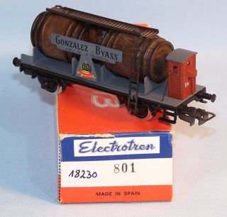 Electrotren 801 RENFE Fasswagen Gonzales Byass, 80er Original im OK