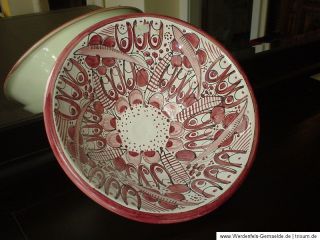 Nostalgie Landhaus Schüssel aus Schreiner Keramik, 26cm