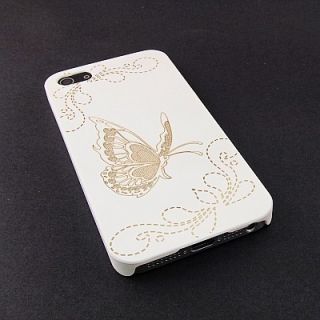 iPhone 5 Schmetterling Gravur COVER hard case schale hülle strass