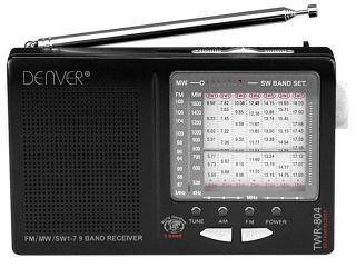 Miniradio 9 Band Weltempfänger Radio UKW MW 7x KW Uhrenradio