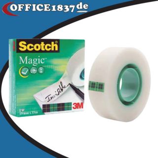SCOTCH® MAGIC TAPE 810 KLEBEBAND 19 MM X 33 M