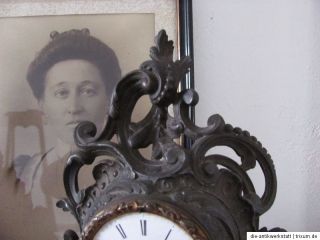 Frankreich antike Uhr Kaminuhr 1900 FRANSKE CHIC reich Verziert shabby