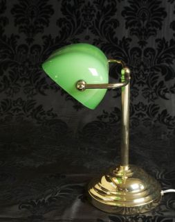 TISCHLEUCHTE BANKERS LAMP grün Tischlampe Bankerlampe