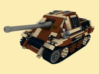 Custom Bauanleitung CAMO SdKfz 173 Panzer V JAGD Panther WW2 aus LEGO