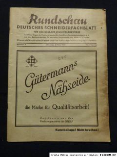 Rundschau Deutsches Schneider   Fachblatt, 53.Jhg. 1935, Nr.9