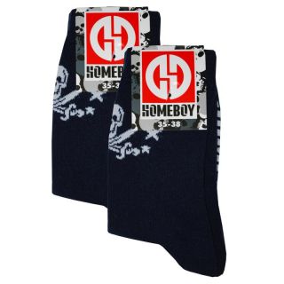 Homeboy 4 Paar Socken unisex grau blau oder schwarz 35 38 39 42 43 46