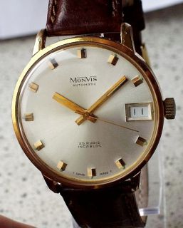 Servicesierte   MONVIS   Herren   Automatic   Uhr mit Datumsanzeige