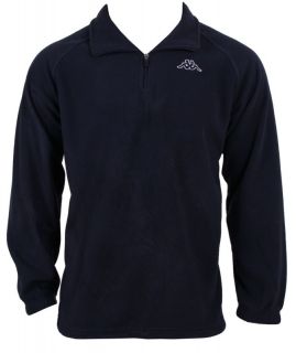 Kappa Fleece Sweatshirt schwarz weiss rot blau navy