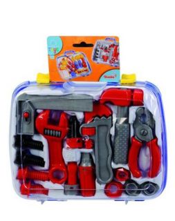 Simba Toys Spielzeugkoffer Werkzeugkoffer Werkstatt Koffer für Kinder