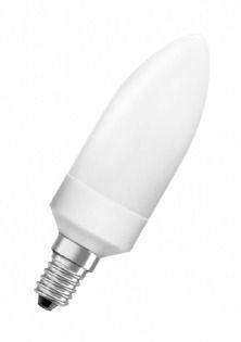 Classic B Energiesparlampe Leuchtmittel 5W/827 E14 warm weiss