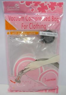10 New Vacuum Seal Reusable Storage Bag Lot Space Saver Ideal For