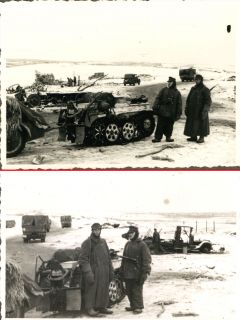 Fotoalbum NORWEGEN SdKfz NSU Kettenkrad HK 101 Panzer Norway Eismeer