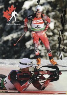 Jean Philippe Le Guellec (CAN) Biathlon Autogramm AG845