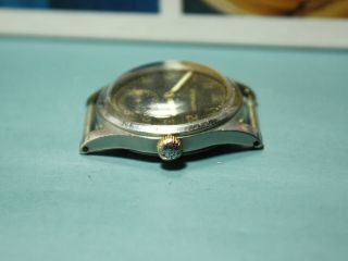 /military wrist watch/ AUS DEN 40ER .Armbanduhr Kaliber 845