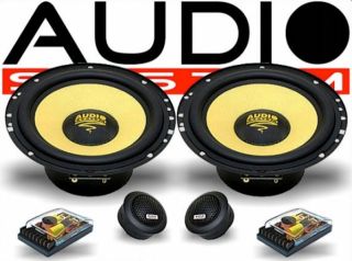 Audio System X 165 Test spitzenklasse 2 Wege Lautsprecher System