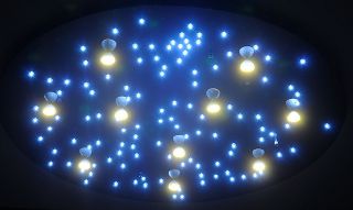 Orseo STARS LED Deckenleuchte m.FB & LED LM Leuchter Lampe Ø90cm