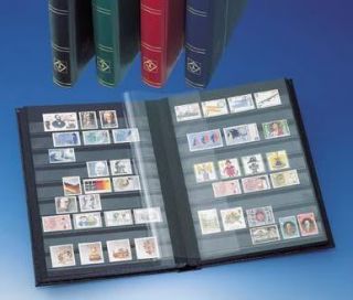 LIGHTHOUSE 32 PAGE STAMP ALBUM WITH BLACK PAGES 32pg STOCKBOOK, CHOICE
