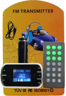 Auto Car Radio FM Transmitter Sender MP3 USB SD Karte