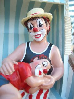 Gilde Clown 10188 Daddys Strandkorb neu 2012 Vater und Sohn