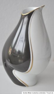 Rosenthal 7 Gesichter Vase Fritz Heidenreich 50er J. 21 cm Schwangerer