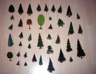 40 Bäume Tannen Wald Landschaft für Modelleisenbahn H0