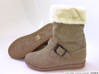 Winterstiefel Boots Stiefletten Stiefel warm gefüttert 864