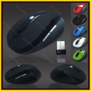 PC NOTEBOOK WIRELESS KABELLOS FUNK MAUS USB MOUSE OVP
