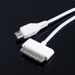 This is 2in1 USB Data Sync Charger Cable Cord (Micro USB & Apple dock