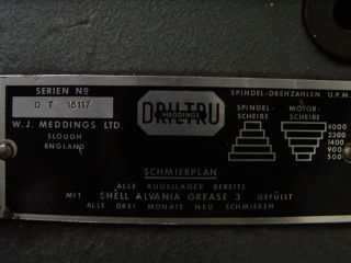 Meddings DT 15117 Tischbohrmaschine Säulenbohrmaschine Bohrmaschine
