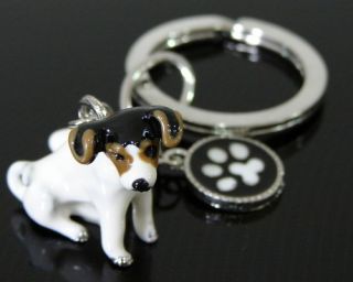 Jack Russell Schlüsselanhänger Hund Dog Terrier LJ SH 21