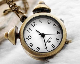 Bronze Kettenuhr Kette Damen Uhr Halskette Umhängeuhr TREND