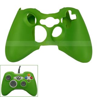 New Silicone Cover Case Skin for Xbox 360 Controller Green