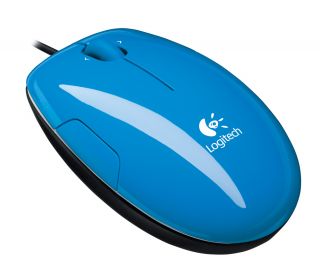Logitech Maus LS 1 Laser Mouse aqua blue blau 5099206012042