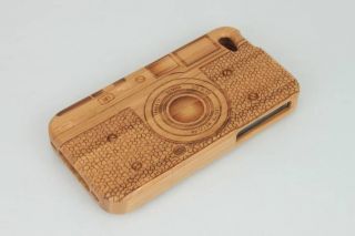 Original iGard® iPhone 4 4S Bambus Hülle Schutzhülle Case Classic