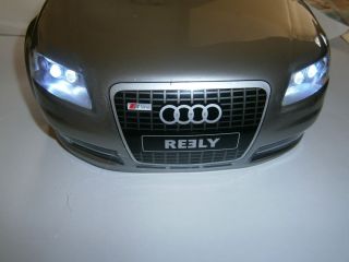 RC Karosserie 1:10 Audi RS 6 Grau mit Leuchtmittel vormontiert