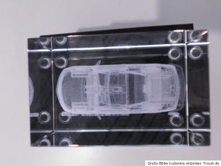 Glasquader 3D Glas Kristallglas Opel Astra H Twin Top mit Sammlerbox