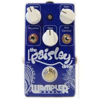 Wampler Paisley Overdrive Effect Pedal +2 FREE PATCH CABLES