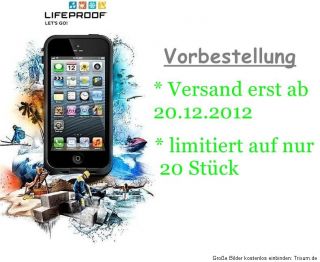 LifeProof iPhone 5 Case Weiss Schwarz Wasserdicht Cover Tasche Neu