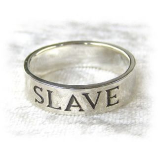Sklavenring Ring der O Slave Sklave 925 Silber   01330