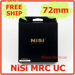 NiSi MRC UV 72mm Lens Filter Japan Top Grade 14Layers Multicoating