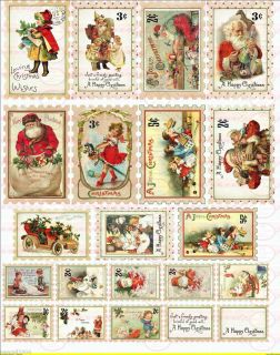 Postcard Weihnachten Nisser Santa A4 NO. 937 Vintage Transfer