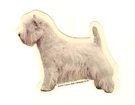 Aufkleber Hunde West Highland White Terrier / Westie