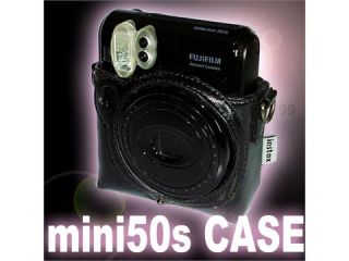 Fujifilm Fuji Instax Mini 50S Sofortbild Kamera Leder Tasche im
