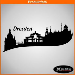 Wandtattoo Städte Europa Skyline Dresden