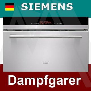 Siemens Einbaudampfgarer Dampfgarer Kompakt Edelstahl HB 24 D 561