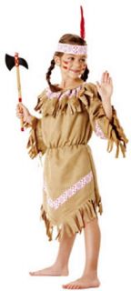 Indianer Girl Kinder Karneval Fasching Kostüm 104 128