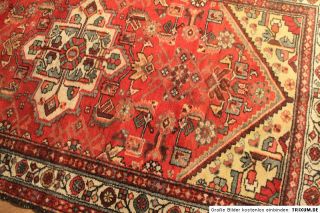 Antik Handgeknüpfter Perser Palast Teppich Bidjar Iran Old Carpet