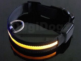 LED Halsband Hundehalsband Leuchthalsband für Hunde Größe S, M, L