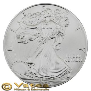 USA 1 USD Silver Eagle 2012 Liberty 1 Unze oz Silber NEU
